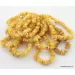 10 Butter NUGGETS Baltic amber adult strech bracelets