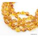 5 Honey larger BEANS Baltic amber adult wholesale necklaces