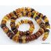 Natural honey BUTTONS Baltic amber necklace 24in