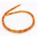Faceted BUTTONS Baltic amber necklace 18in