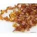 10 Cognac Leave  Baltic amber elastic adult bracelets