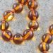 HQ ROUND Baby teething Baltic amber necklace 13in