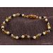 HQ ROUND Baby teething Baltic amber necklace 13in