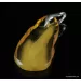 Baltic amber CARVED pendant