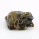 Carved Genuine BALTIC AMBER - Frog