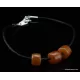 Baltic amber beaded string bracelet