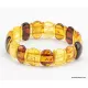 Multi pieces Baltic amber elastic bracelet