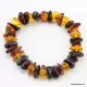 Rounded Nuggets Baltic amber bracelet
