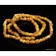 Vintage Egg Yolk Baltic amber beaded necklace