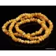 Vintage Egg Yolk Baltic amber beaded necklace