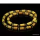 Egg yolk Cylinder beads Baltic amber UNISEX choker