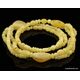 Butter composition Baltic amber necklace 30in