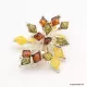Evening star Baltic amber pendant