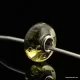 Green PANDORA style Baltic amber bead Charm