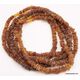 5 Raw Cognac Baltic amber adult CHIPS necklaces