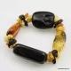 Aristan Baltic amber beaded stretch bracelet