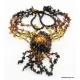 Handmade Artisan Genuine BALTIC AMBER Knotted Necklace
