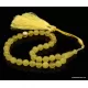 Islamic 33 BUTTER Baltic amber Prayer ROUND beads