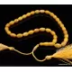 Islamic 33 Prayer Egg Yolk OLIVE Baltic amber beads rosary