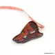 Natural Baltic amber - strap charm dangle