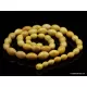 ANTIQUE Vintage Egg Yolk BARREL Baltic amber necklace