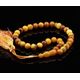 Antique Islamic 33 Egg Yolk Baltic amber prayer ROUND beads