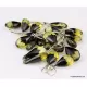 10 Faceted drops Baltic amber earrings