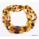 5 Multi Large BEANS Baltic amber adult wholesale necklaces