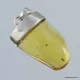 Baltic amber silver pendant w insect inclusion 7g