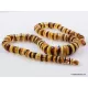 Multi BUTTONS Baltic amber necklace 24in