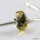 Green Baltic amber PANDORA style bead