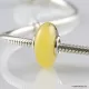 Marble Baltic amber PANDORA style bead