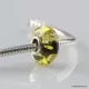 Green Baltic amber PANDORA style bead