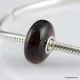 Cherry Baltic amber PANDORA style bead