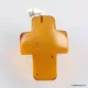Cross shape Baltic amber pendant