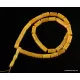 Islamic 33 CYLINDER Baltic amber prayer ANTIQUE beads