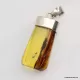 Baltic amber silver pendant w insect inclusion 7g