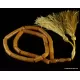 Islamic 33 CYLINDER Baltic amber prayer ANTIQUE beads