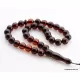 Islamic 33 Prayer ROUND Baltic amber beads rosary