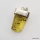 Baltic amber silver pendant w insect inclusion 11g