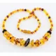 Composition Baltic amber necklace 19in