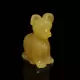 Carved Genuine BALTIC AMBER - Dog