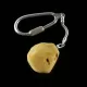 Sea Baltic amber stone - keychain keyring