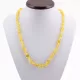 Composition Button beads Baltic amber necklace 21in
