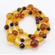Faceted Composition Baltic amber necklace