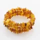 Multi Baltic amber Memory wire bracelet