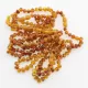 10 Butter BAROQUE Baltic amber adult bracelets 19cm