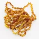 10 Butter BAROQUE Baltic amber adult bracelets 19cm