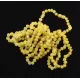 10 Butter BAROQUE Baltic amber adult bracelets 19cm