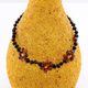 Flower BAROQUE Baby teething Baltic amber necklaces
